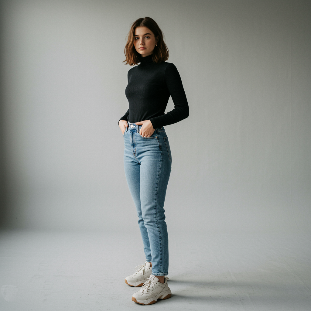 Examples of 90s style outfits including grunge and minimalist looks
